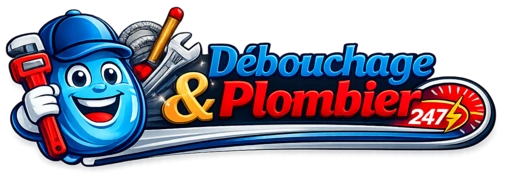 Debouchage Dour 247 logo plombier urgence - Débouchage canalisation WC éviers intervention rapide 24h/7j Dour Belgique