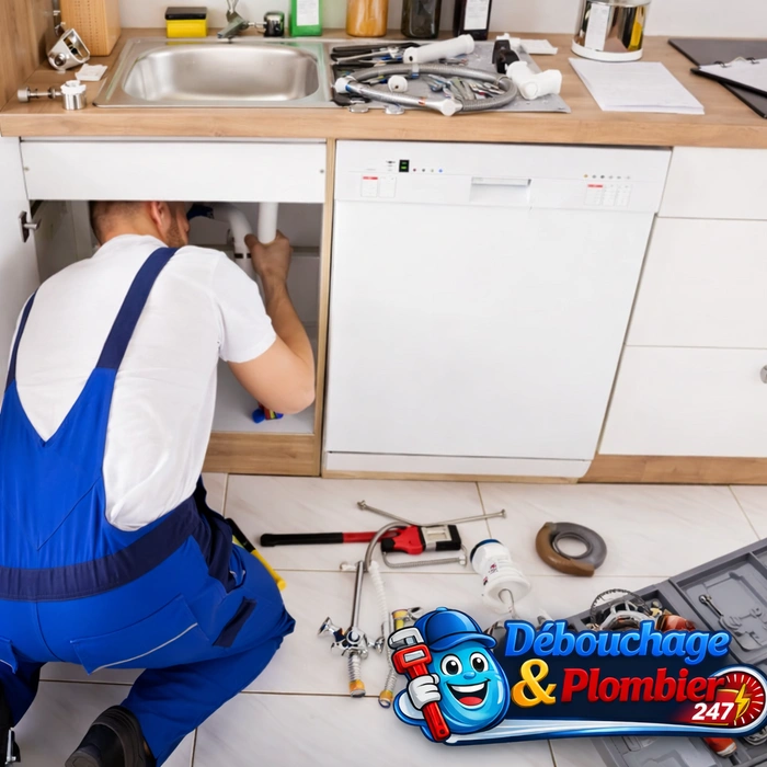 Plombier professionnel Dour débouchage canalisation - Intervention expertise débouchage WC éviers urgence